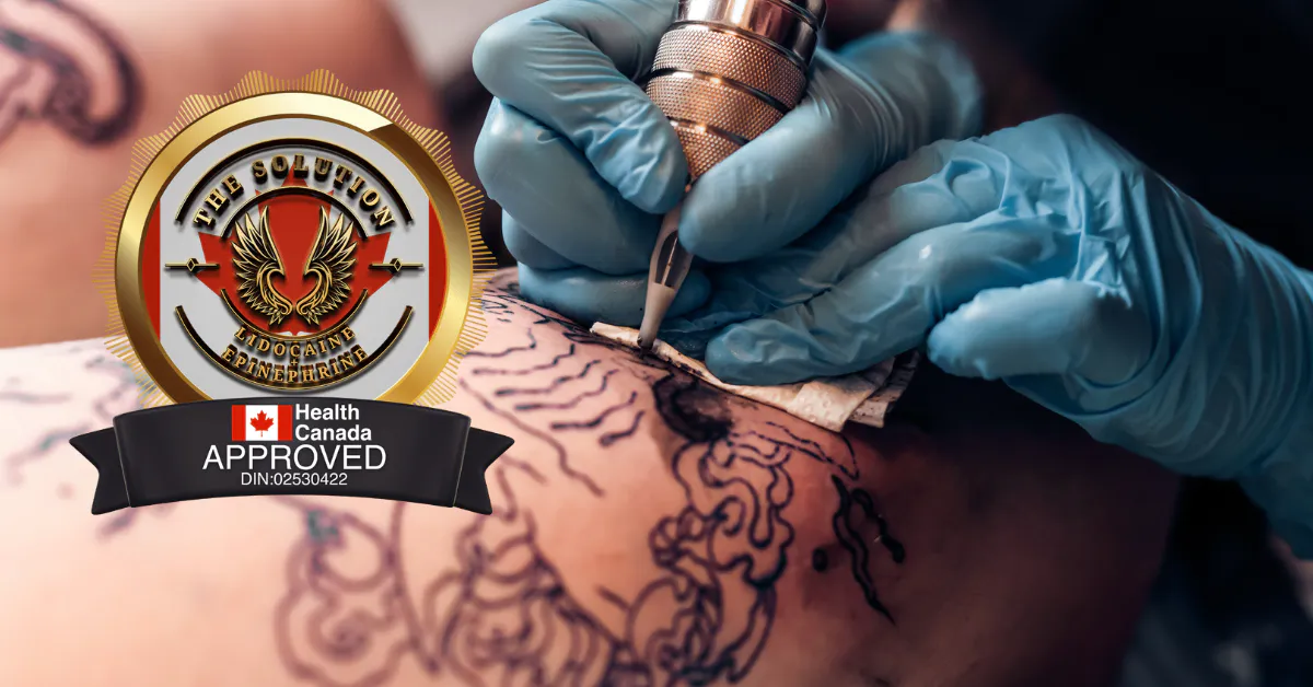 Canada's Best Tattoo Numbing Spray | The Solution