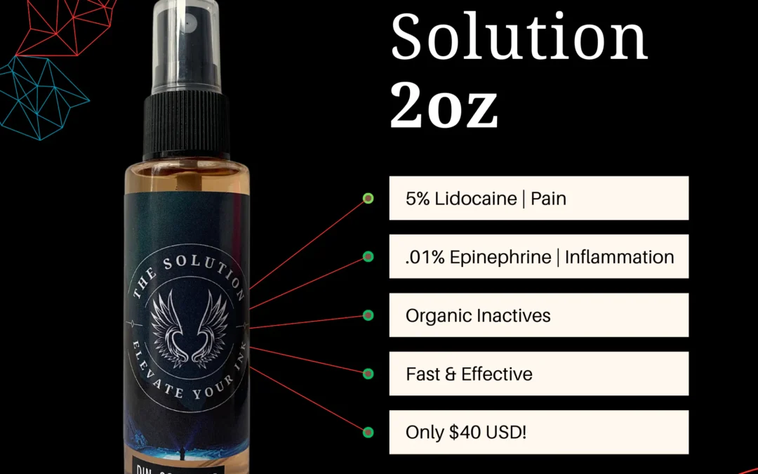 Lost Sailor Tattoo and Supply  Inkeeze B Numb Numbing Spray Gold Label  2oz  Numbing Spray  2oz Spray Bottle  Vegan  Made in the USA   Powerful 5 lidocaine